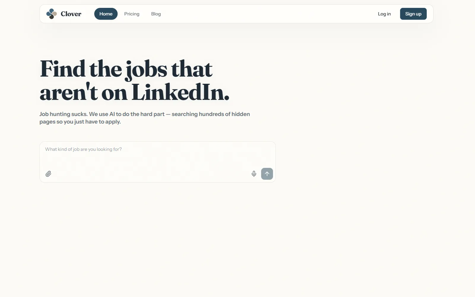 Clover — AI job-search agent